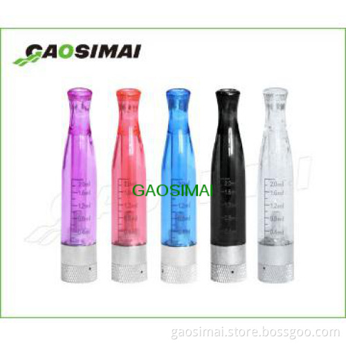 thick durable tank style plastic clearomizer cheap eGo-H2 atomizer